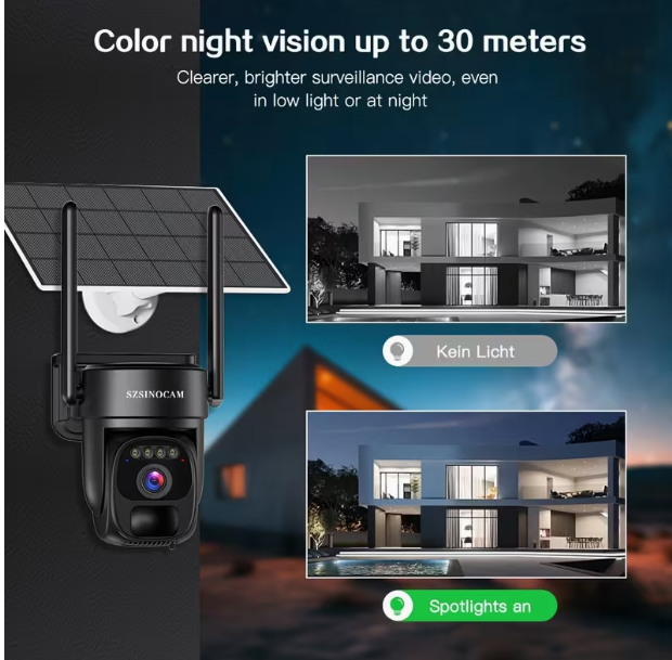 Solar WiFi Security Camera