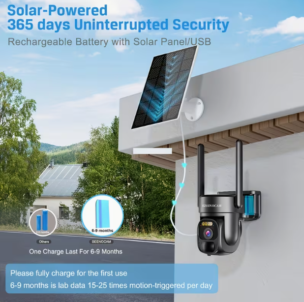 Solar WiFi Security Camera