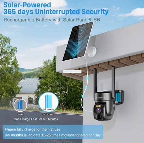 Solar WiFi Security Camera